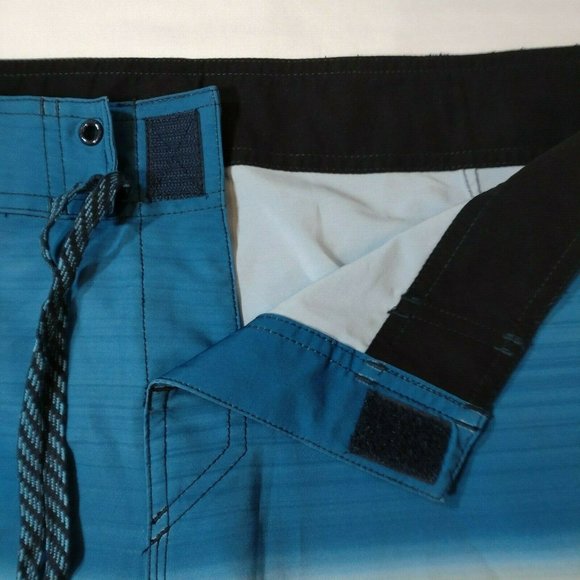 Quick Silver Blue Orange Gray Size 40 Board Shorts - Picture 6 of 9